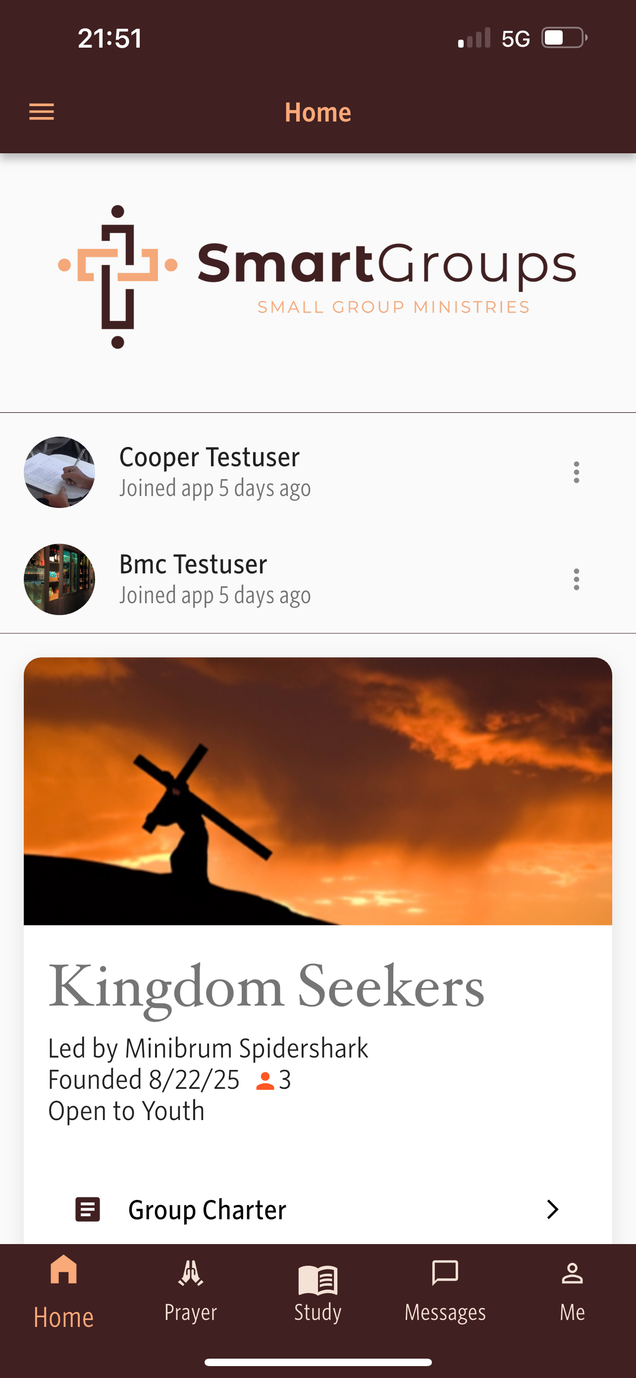SmartGroups App Interface